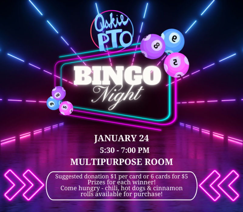 PTO bingo night